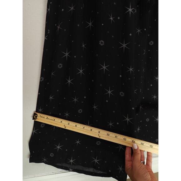 Star Wars NWT Rogue One Sleeveless Belted Jumpsuit Black Galaxy Print Size XL - Picture 9 of 13